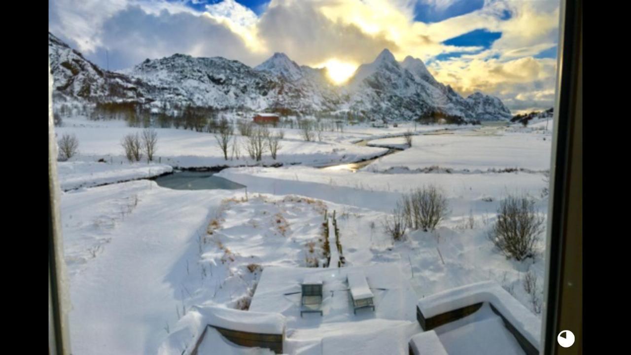 Lofoten Fjord Lodge Saupstad  Eksteriør bilde