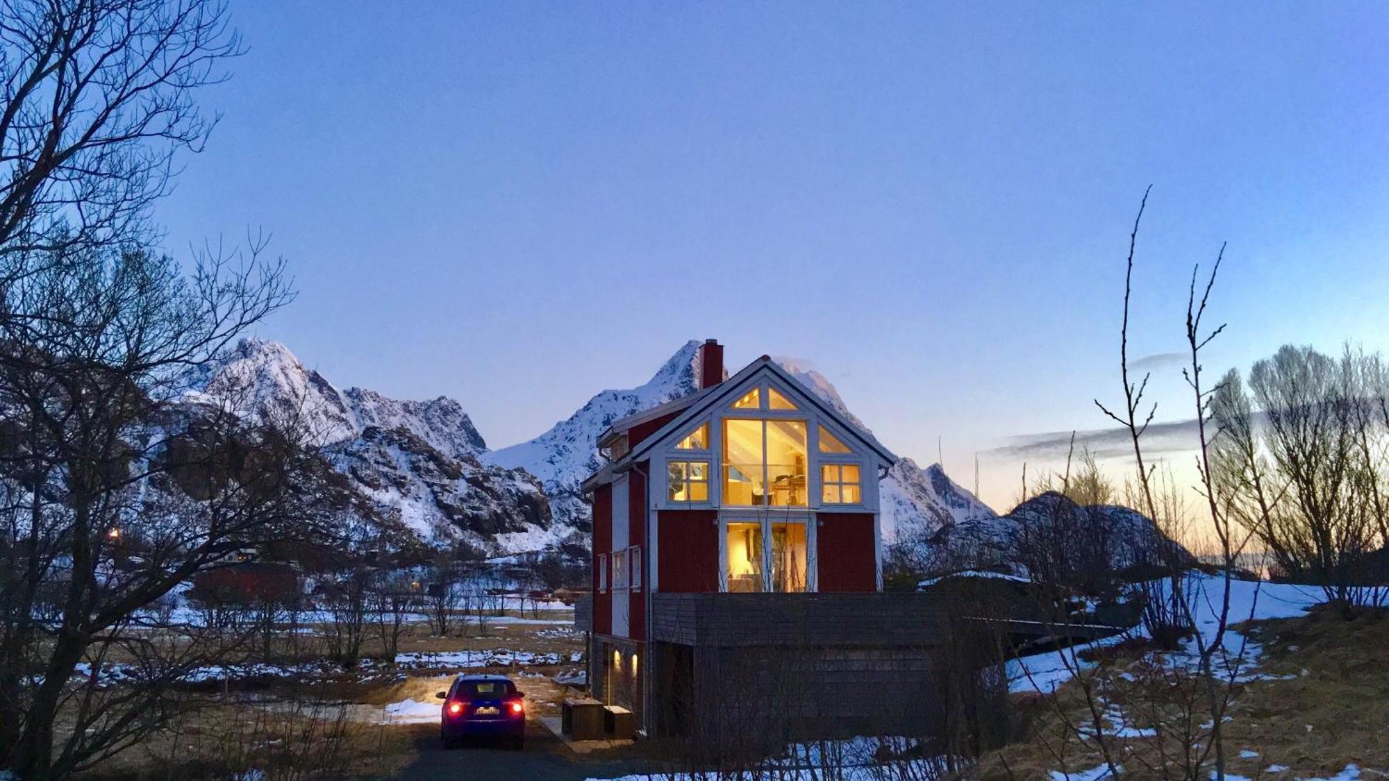 Lofoten Fjord Lodge Saupstad  Rom bilde
